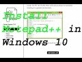 How to install notepad on windows 10 2021  notepad  techwithsaqib
