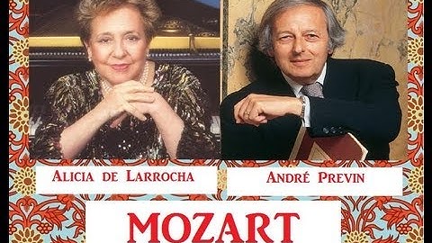 Alicia de Larrocha / André Previn -  Mozart Concerto for two pianos, K.365