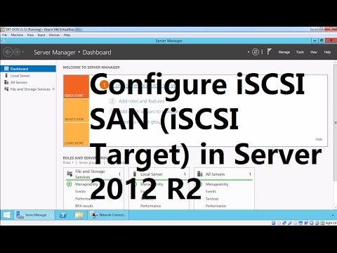 How to Install and Configure iSCSI Target SAN on Windows Server 2012 R2