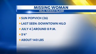 Hawaii Island Police continue search for missing 26-year-old, Sun Popovich