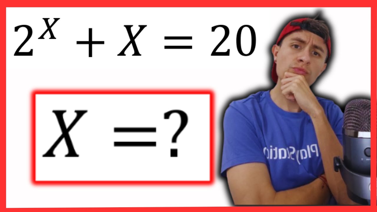 🔴COMPARTO mi EXPERIENCIA resolviendo esta ECUACIÓN Exponencial | Función W DE LAMBERT