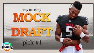 🏈 ESPN Mock Draft - Pick #1 #fantasyfootball