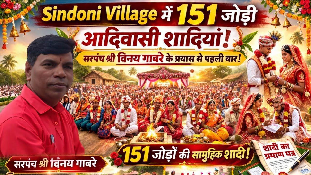 🔥इतिहास रच दिया!Sindoni panchayat के सरपंचने।एक साथ 3 कार्यक्रम#sarpanchpower#viralvideo #vinaygabre