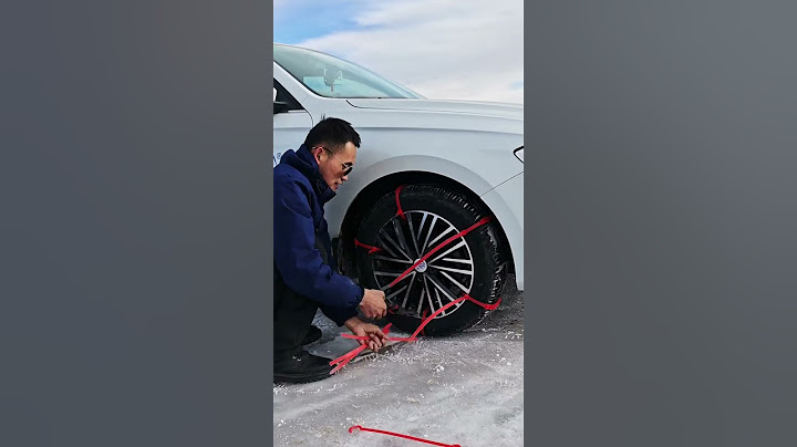 Part 175 Cable tie snow chains. Really easy to install