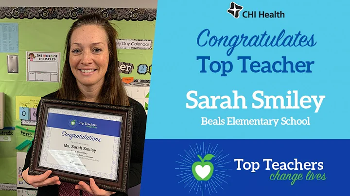 Top Teacher Sarah Smiley Beals Elementary