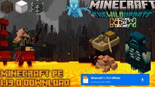 Download Minecraft PE 1.19.0.28 apk free: Wild Update