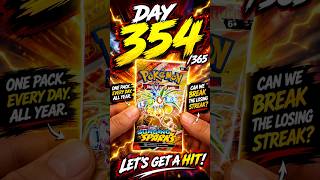 ✨DAY 354/365 of opening one Pokemon Booster Pack Every single Day!! surging Sparks ⚡️ #shortsfeed