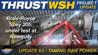 Thrust Water Speed Project - Update #3 – Rolls-Royce Spey jet engine on test at max power!