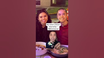 Thumbnail of This is how my sister got her dream internship at NBCUniversal #SHORTS
