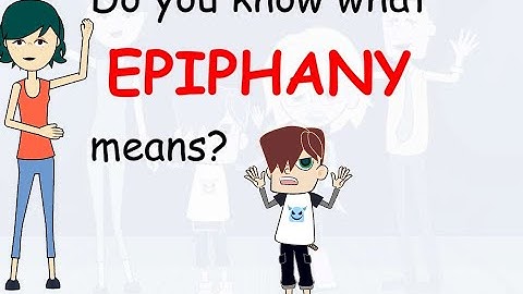 Do you know what EPIPHANY means? - Learn English words and phrases daily with Kevin.
