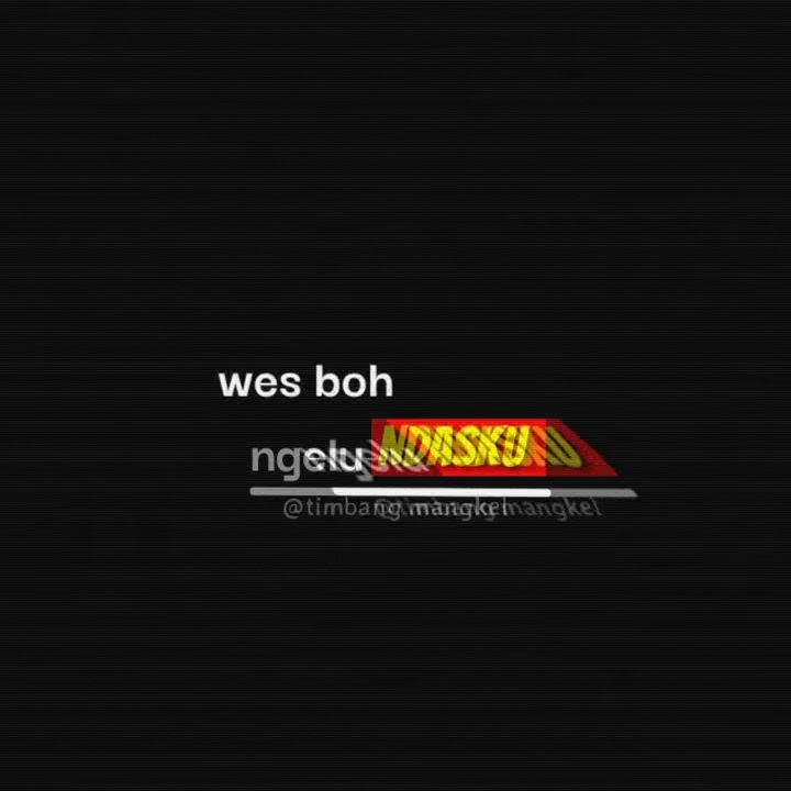 Wes boh ngelu ndasku ||Story wa 30 detik Dj Tiban Mahanakui