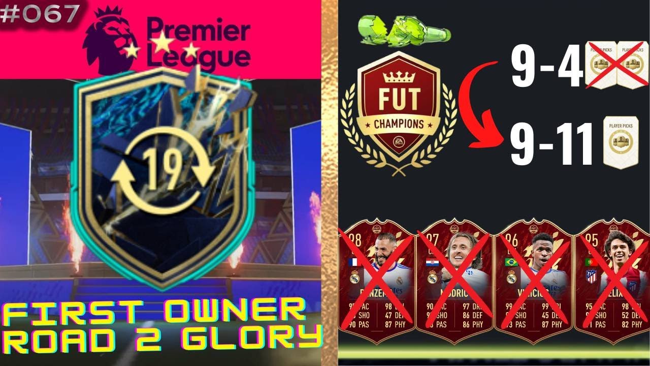 Opening PL Tots player pick & Laliga Fut Champs Rewards (but its 9 wins not 11 because im a bottler)