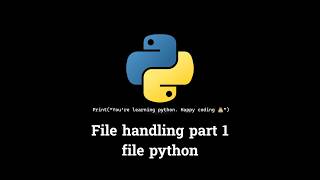 រៀន python - File handling part 1 - Python file - python khmer - #pythonkhmer