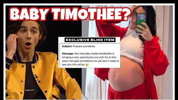 Kylie Jenner PREGNANT WITH TIMOTHEE CHALAMET? (BLIND ITEM EXPOSED)