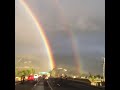 Le 9.07.2018 Severe World Weather  Beautiful double rainbow over Chia, Cundinamarca, Colombia