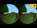 Minecraft [PS VR] - VR SBS 3D Video
