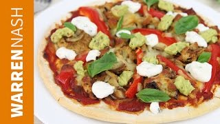 Chicken Fajita Pizza Recipe - Mexican & Italian Magic - Recipes by Warren Nash