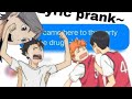 Drugs Lyric Prank |Haikyuu texts |Haikyuu GroupChat