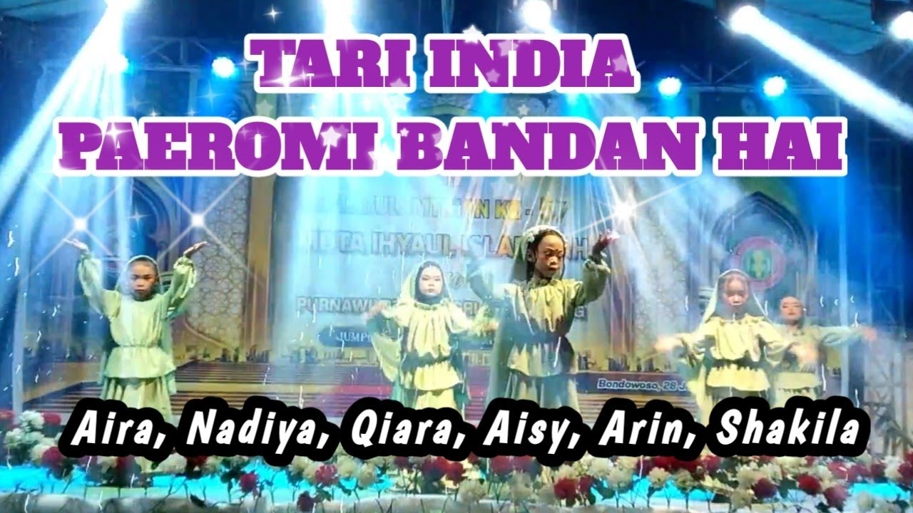Tari India Pairomi Bandan Hai_Qiara, dkk