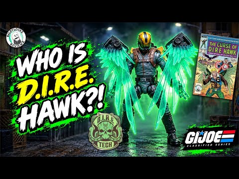 WHO IS D.I.R.E. HAWK?! 😱 GI JOE CLASSIFIED #225 WALMART EXCLUSIVE COBRA DIRE TECH FOUND!