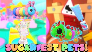 Collecting Sugarfest Pets! Game of Sweets & Candy Cliffs | Adopt Me Roblox Sugar Festival | Riivv3r screenshot 2