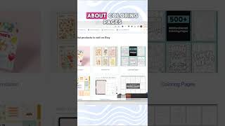 Anyone Can Do This! The LAZY Way to Make Money on Etsy (Coloring Page Hack) | #onlineearning