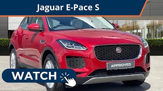 Approved Used Jaguar E-Pace S D180 AWD in Firenze Red - DG67BUE - Jaguar Crewe