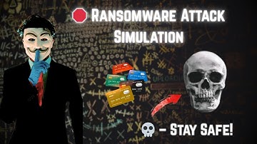 Ransomware Attack Simulation 🔒 | How It Works + Protection Tips (Simple Guide 2025)