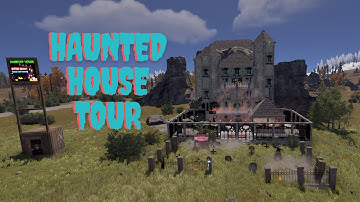 Building a Haunted House base on RUST - take a tour!