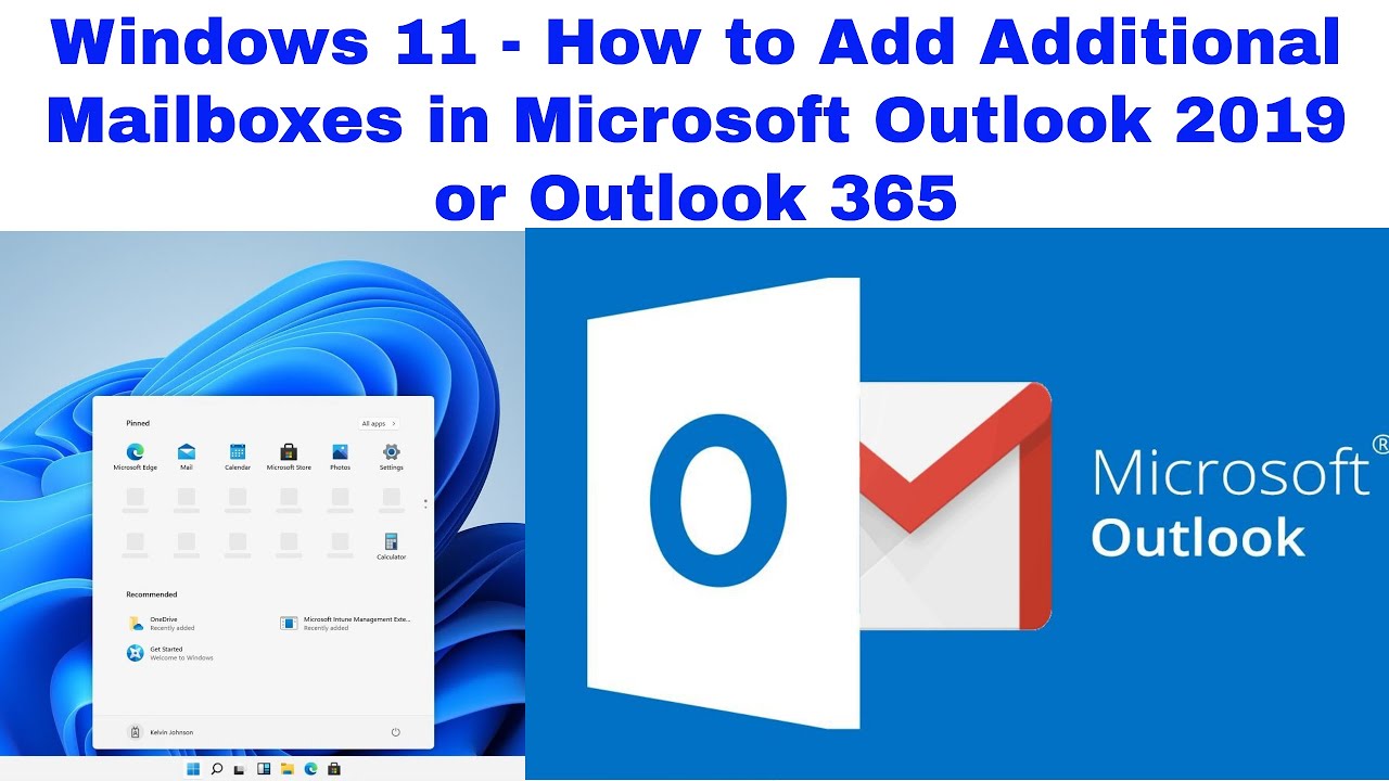 Windows 11 How To Add Additional Mailboxes In Microsoft Outlook 2019