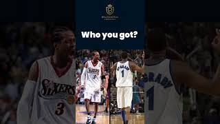 Who you got? #Tmac #Iverson #sports #fyp #basketball #short #youtubeshorts