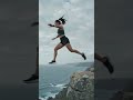 She Jumped!