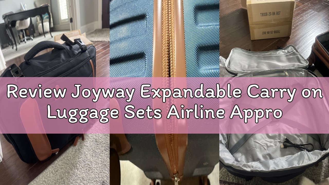 Review Joyway Expandable Carry on Luggage Sets Airline Approved, Lightweight Hard Shell 20 Inch Carr