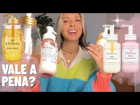 Review of & HONEY Moisturizing and Body Wash 🇯🇵🍯 Testing body products from the Japanese brand
