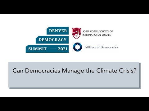 DDS Day 1: Can Democracies Manage the Climate Crisis?