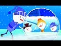 пять маленьких снеговиков | рождественская рифма | детей Рождество | Xmas Song | Five Little Snowmen