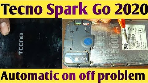 tecno Spark Go 2020 automatic on off problem.and full salutation.