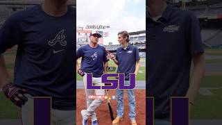 Atlanta Braves players reveal their COLLEGE OFFERS…🤯🔥⚾️ #shorts