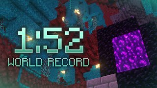 [FWR] Minecraft in 1:52 (Set Seed)