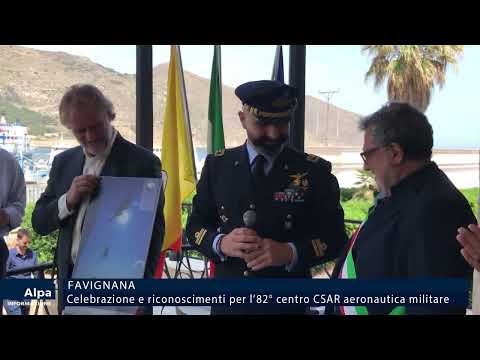 82° Centro CSAR Aeronautica militare: riconoscimento dal Sindaco delle isole Egadi