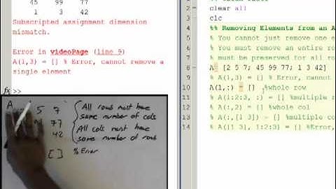 Arrays: Removing Elements