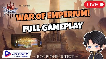 Ragnarok 3 WAR OF EMPERIUM PLAYTEST | FULL GAMEPLAY | GUILLOTINE CROSS POV