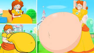 Wait Daisy!! That's Too Much Milk!!! 🤰🥛 (The Amazing Digital Circus Buffet X Super Mario Bros)