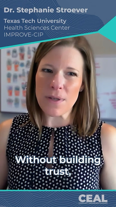 Trust is Essential for Community-Engaged Research with Dr. Stephanie Stroever