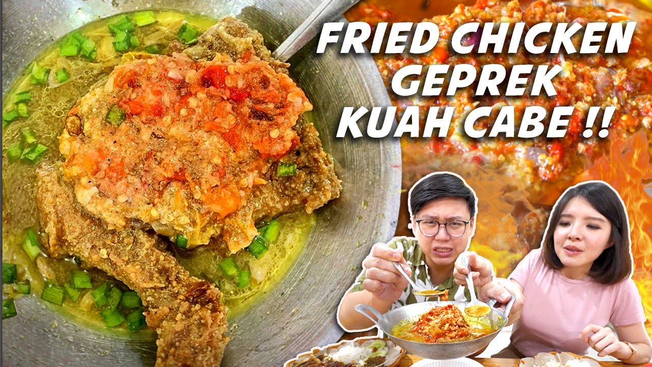 FRIED CHICKEN GEPREK KUAH TONGSENG SIAP VIRAL !! CABENYA BEBAS !!