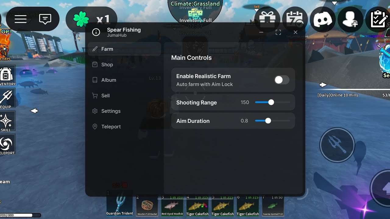 OP KEYLESS SPEAR FISHING SCRIPT 🔥 AUTO FARM + FAST COINS | ROBLOX