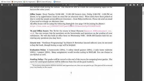 ECE 5759: Nonlinear Programming Lec 1