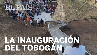 TOBOGÁN de ESTEPONA: Así fue la inauguración del tobogán más grande de Europa