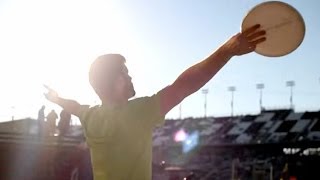 NASCAR Frisbee Trick Shots | Brodie Smith