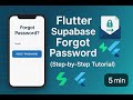 Flutter Supabase Forgot Password Tutorial (Step-by-Step Guide)